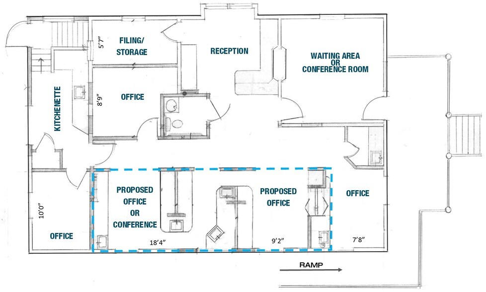 1242 N Cleveland Ave, Loveland, CO à louer - Plan d’étage - Image 2 de 2