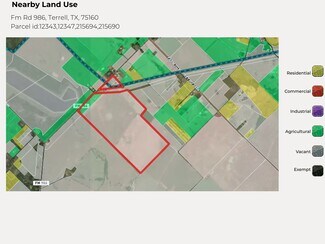 Plus de détails pour FM 986 Rd, Terrell, TX - Terrain à louer