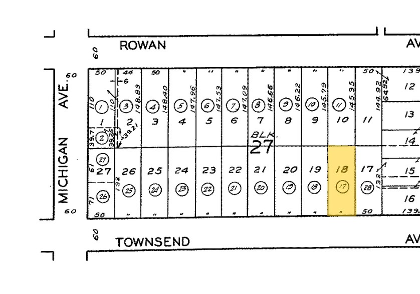 124 N Townsend Ave, Los Angeles, CA à vendre - Plan cadastral - Image 2 de 23