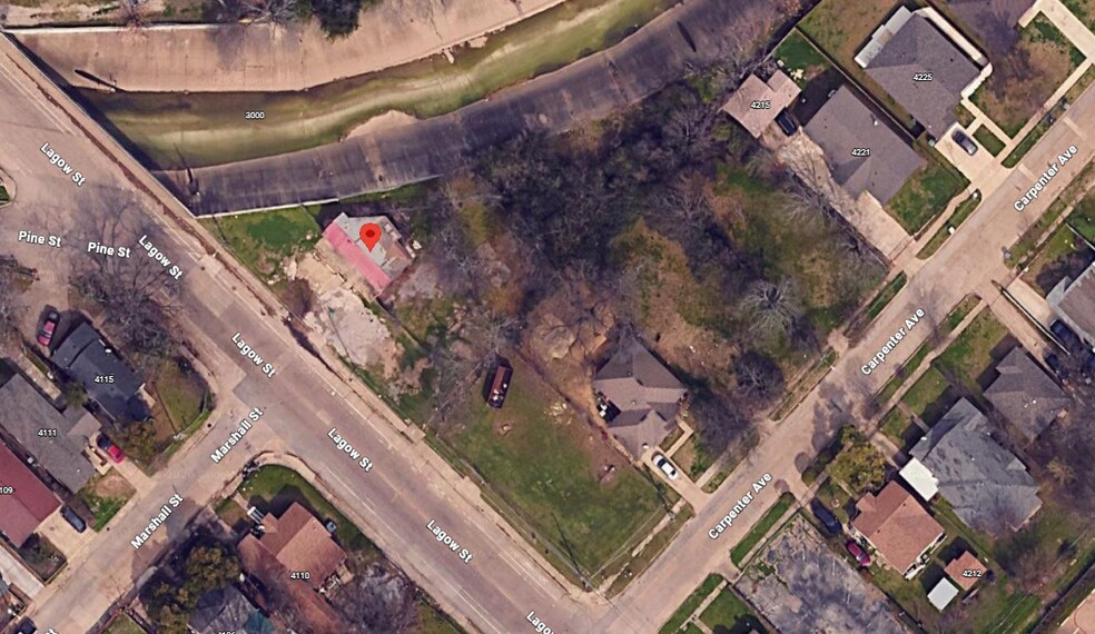 3022 Lagow St, Dallas, TX for lease - Aerial - Image 2 of 2