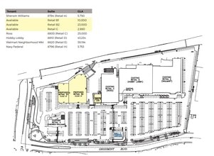 8780-8820 Grossmont Blvd, La Mesa, CA for lease Site Plan- Image 1 of 1