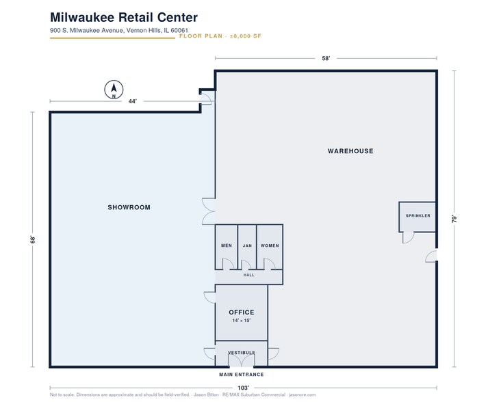 900 S Milwaukee Ave, Vernon Hills, IL à louer - Plan d’étage type - Image 2 de 15