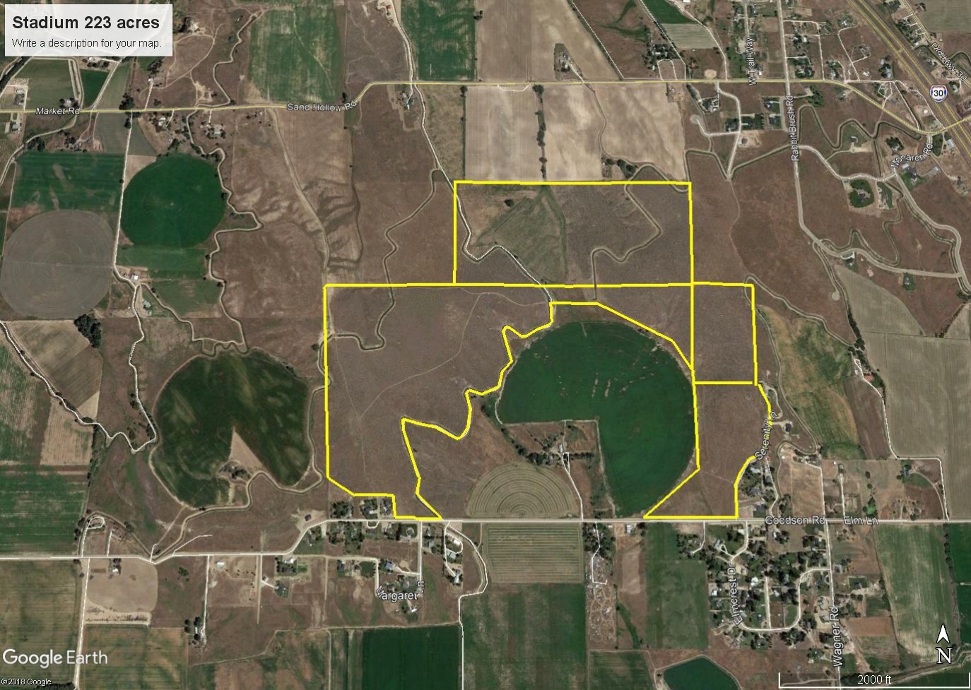 Tbd Goodson Rd, Caldwell, ID for sale Aerial- Image 1 of 12