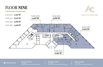 701 Brazos St, Austin, TX for lease Floor Plan- Image 1 of 1