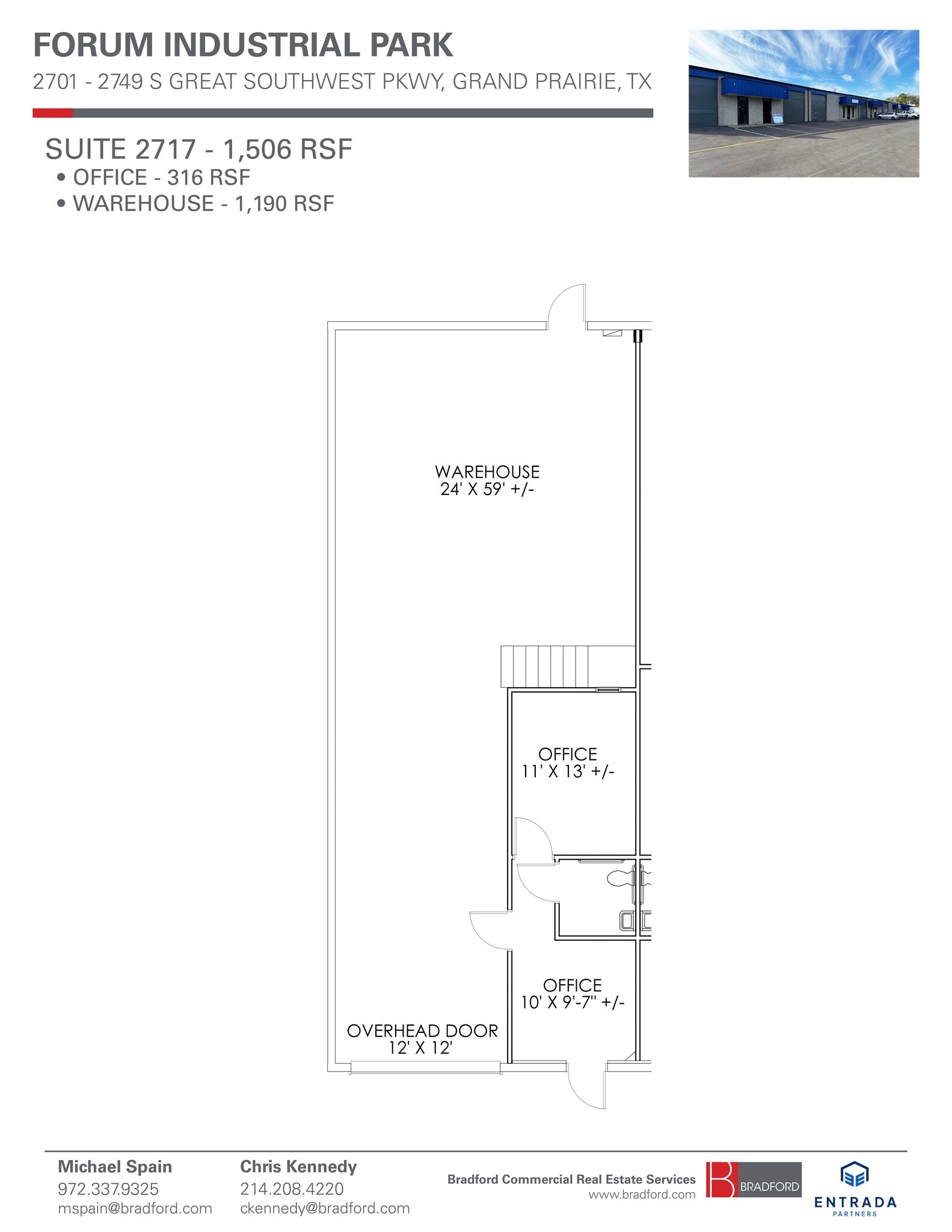 2701-2749 S Great Southwest Pky, Grand Prairie, TX à louer Plan de site- Image 1 de 1