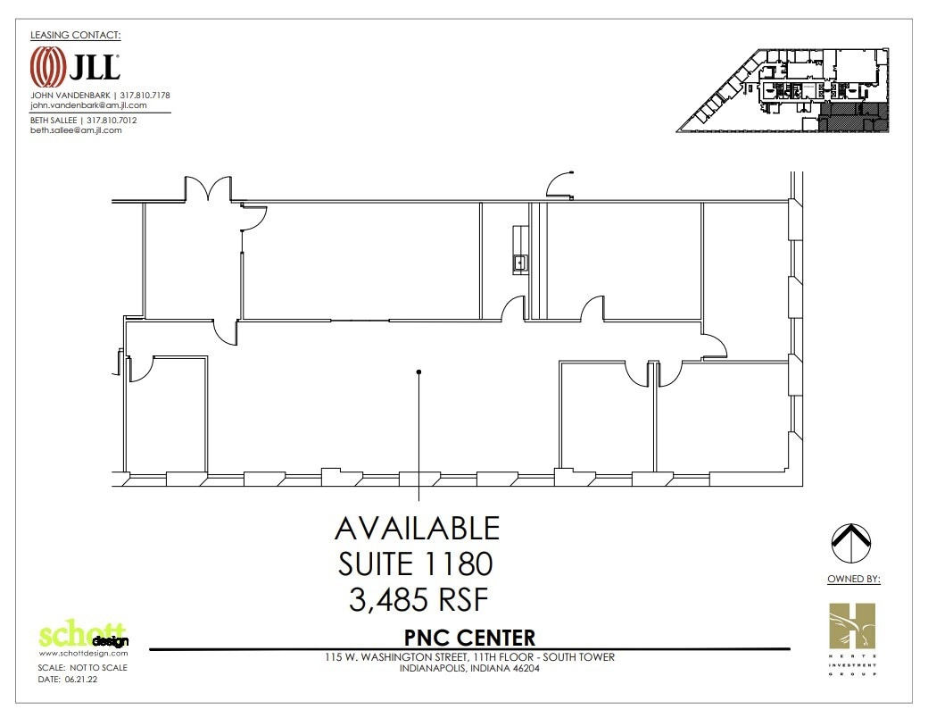 101-115 W Washington St, Indianapolis, IN for lease Floor Plan- Image 1 of 1