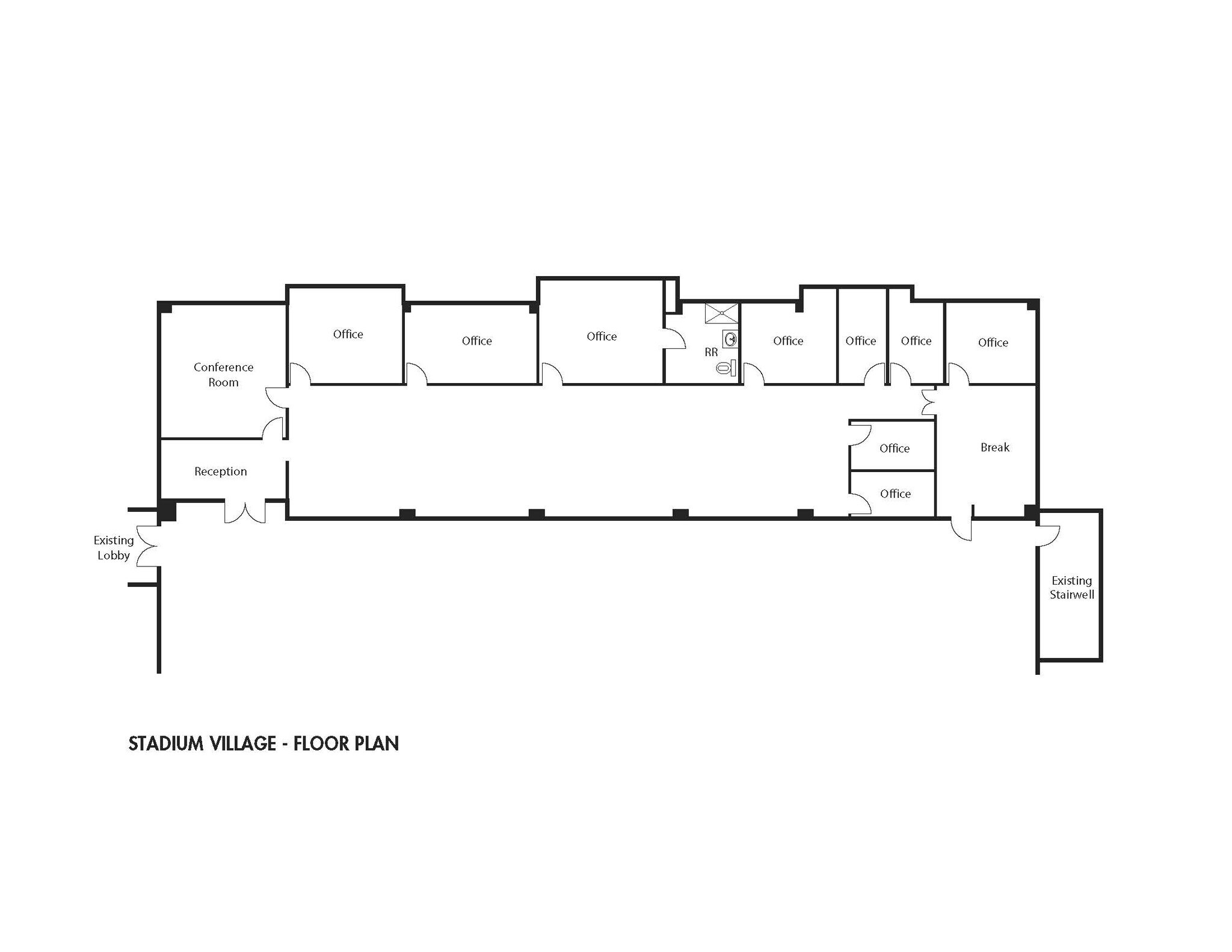 14823 W Bell Rd, Surprise, AZ à louer Plan d’étage- Image 1 de 1