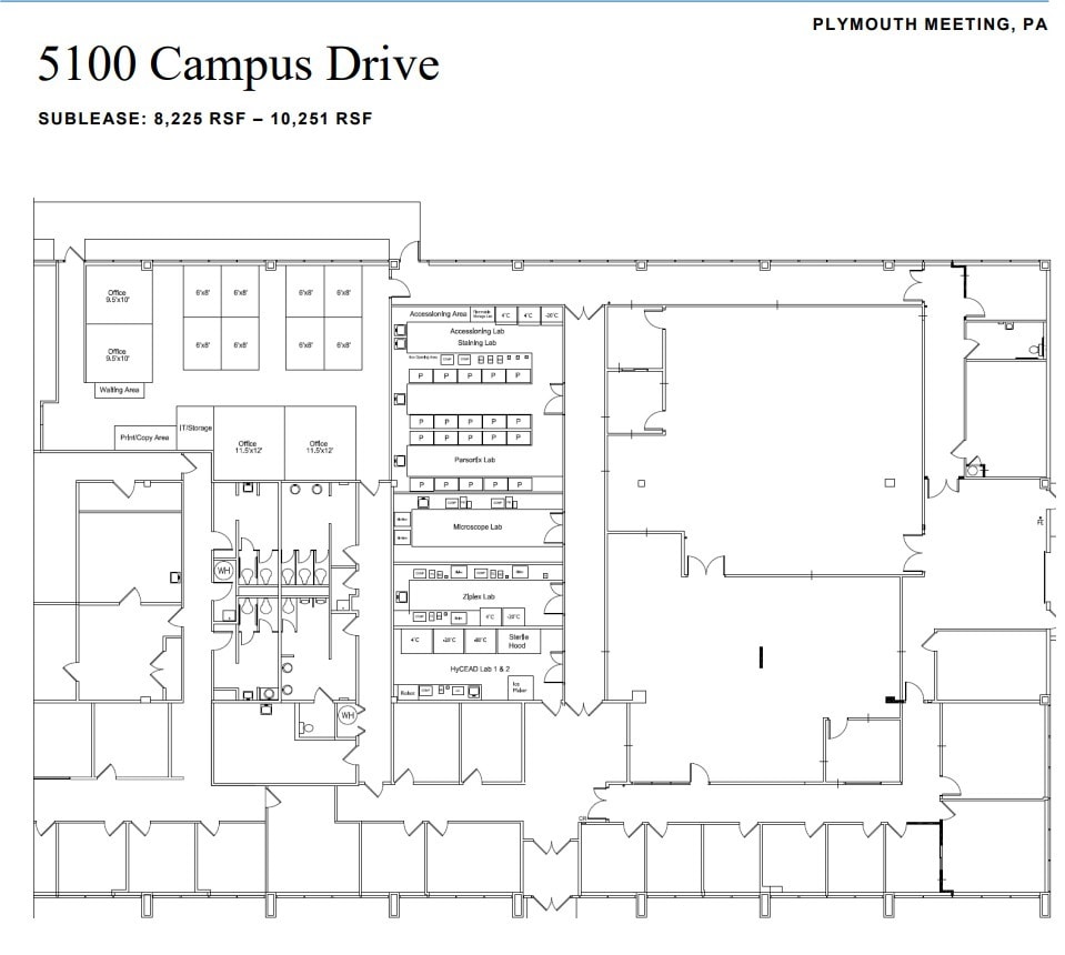 5100 Campus Dr, Plymouth Meeting, PA for lease Floor Plan- Image 1 of 1