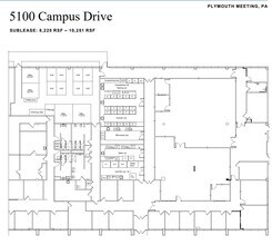 5100 Campus Dr, Plymouth Meeting, PA for lease Floor Plan- Image 1 of 1