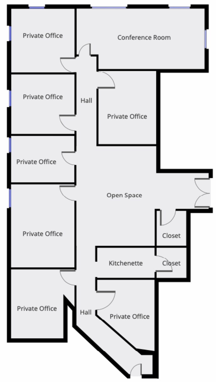 480 Center St, Grayslake, IL à louer Plan d’étage- Image 1 de 5
