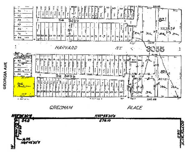 2833 Georgia Ave NW, Washington, DC à louer - Plan cadastral - Image 3 de 13