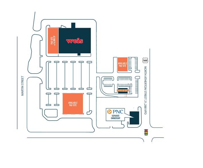 1430 N Atherton St, State College, PA à louer - Plan de site - Image 2 de 2