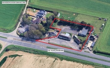 Yeovil Rd, Bradford Abbas, DOR - AERIAL map view