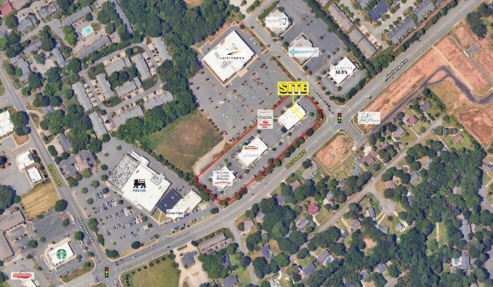 295 Herlong Ave, Rock Hill, SC à louer - Aérien - Image 2 de 4