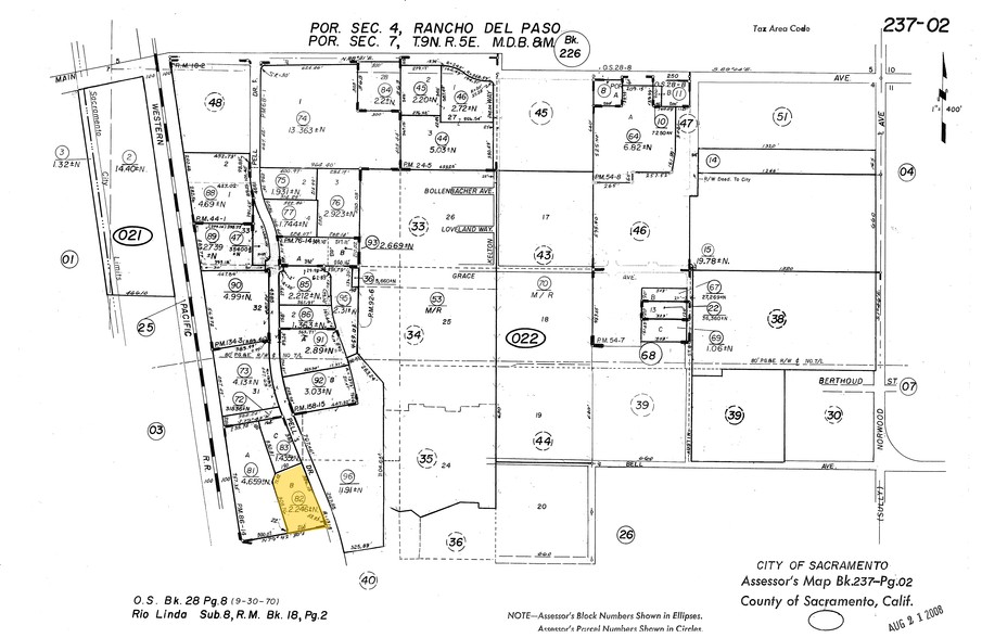 4361 Pell Dr, Sacramento, CA à louer - Plan cadastral - Image 2 de 6