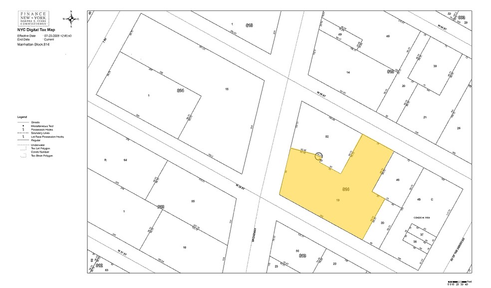 1400 Broadway, New York, NY à louer - Plan cadastral - Image 2 de 16