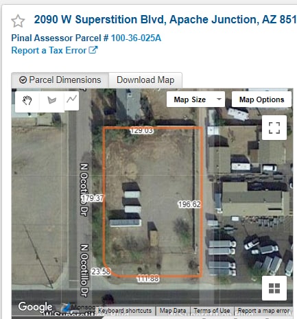 2090 W Superstition Blvd, Apache Junction, AZ à vendre - Aérien - Image 2 de 4