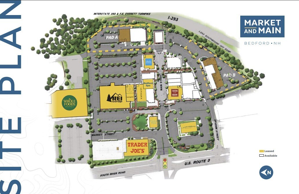 125 S River Rd, Bedford, NH à louer Plan de site- Image 1 de 2