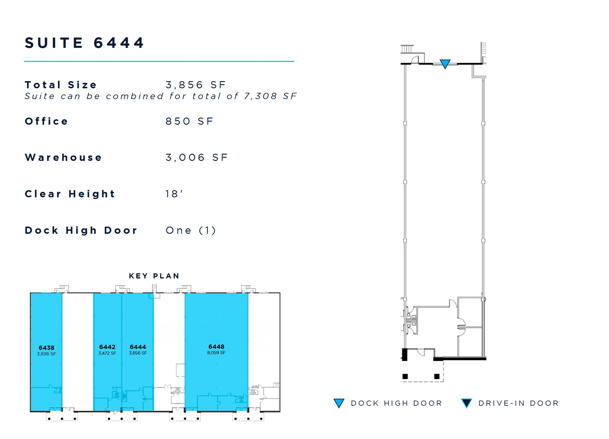 6420-6432 Warren Dr, Norcross, GA à louer Plan d’étage- Image 1 de 1