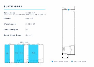 6420-6432 Warren Dr, Norcross, GA à louer Plan d’étage- Image 1 de 1