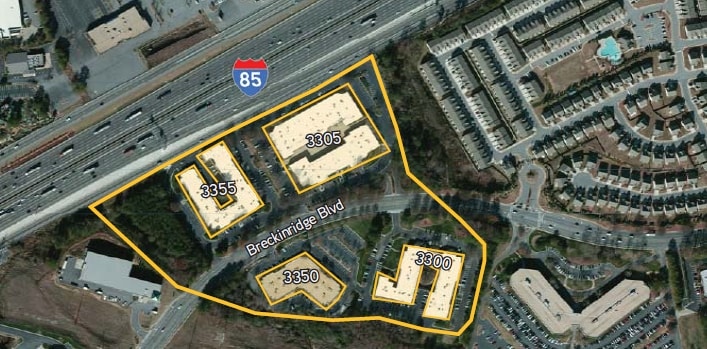 3305 Breckinridge Blvd, Duluth, GA à louer - Aérien - Image 2 de 7