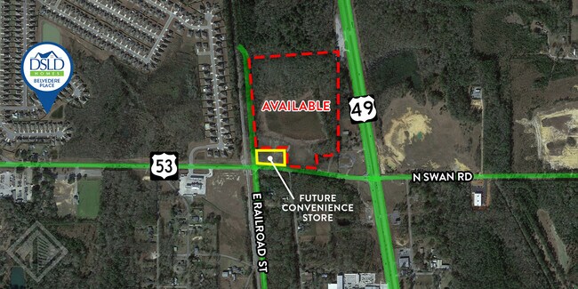 Plus de détails pour 16202 Hwy 53, Gulfport, MS - Terrain à vendre