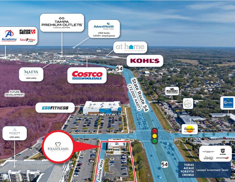 2758 Amble Way, Land O' Lakes, FL à vendre - Aérien - Image 2 de 7