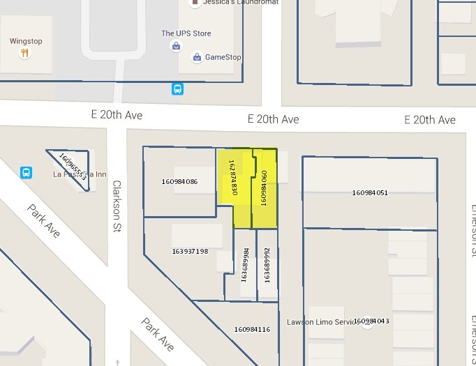 818 E 20th Ave, Denver, CO à vendre - Plan cadastral - Image 3 de 3