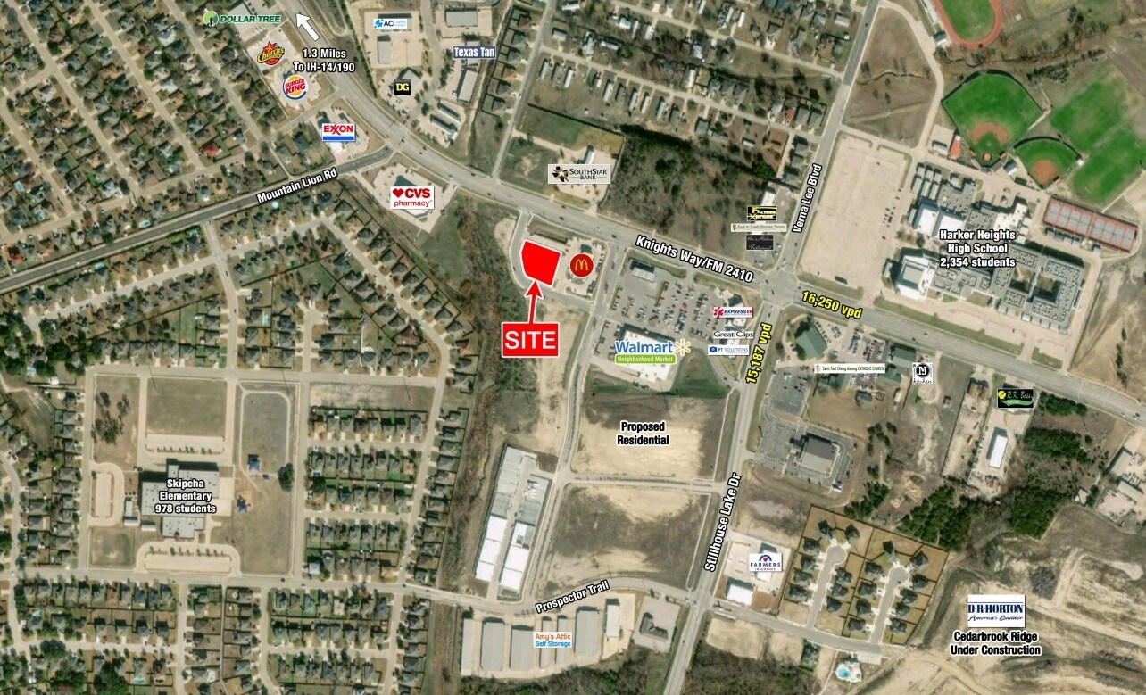 920 Knights Way, Harker Heights, TX à vendre Photo principale- Image 1 de 6