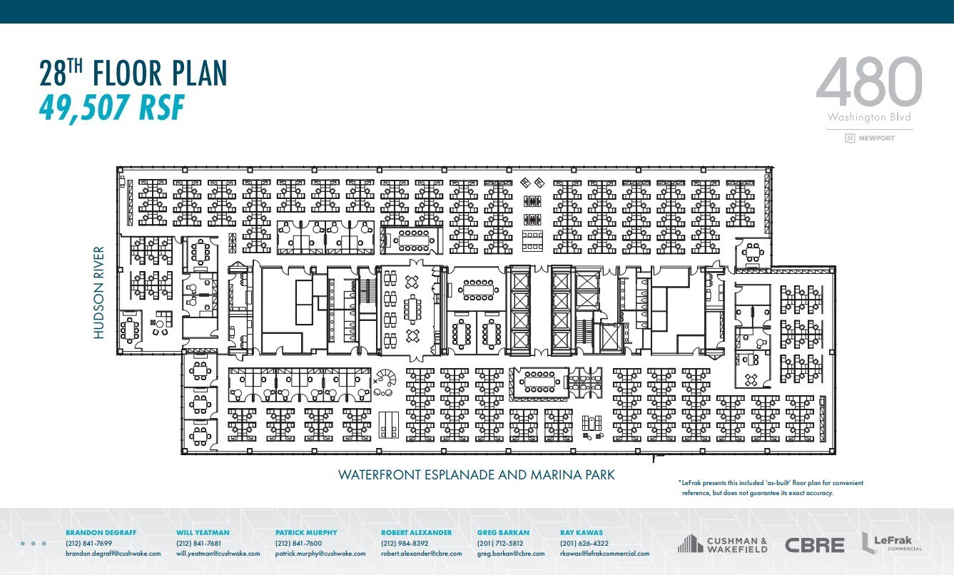 480 Washington Blvd, Jersey City, NJ for lease Floor Plan- Image 1 of 1