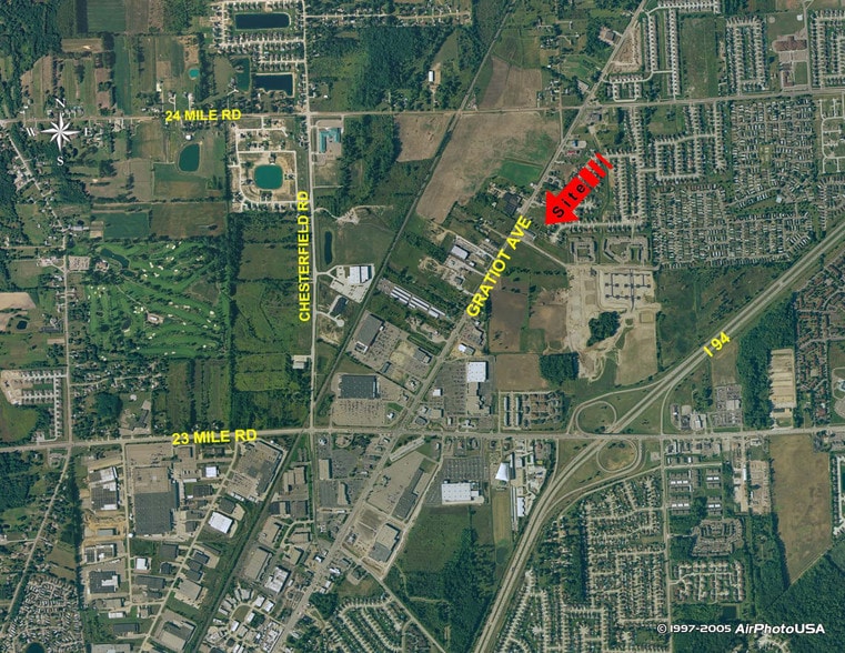 52250-52396 Gratiot Ave, Chesterfield, MI for lease - Aerial - Image 3 of 7