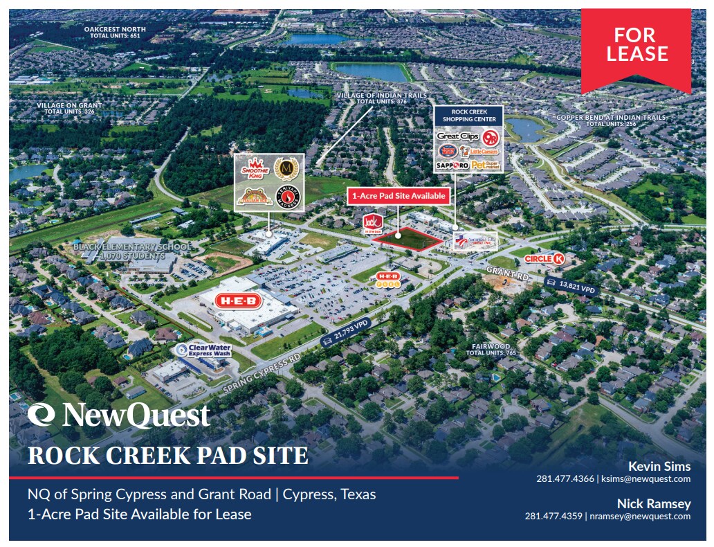 Spring Cypress & Grant Rd, Cypress, TX for lease Building Photo- Image 1 of 2