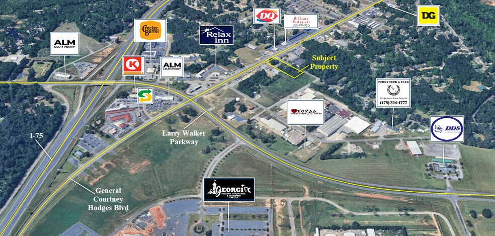 340 General Courtney Hodges Blvd, Perry, GA à vendre - Photo du bâtiment - Image 2 de 2