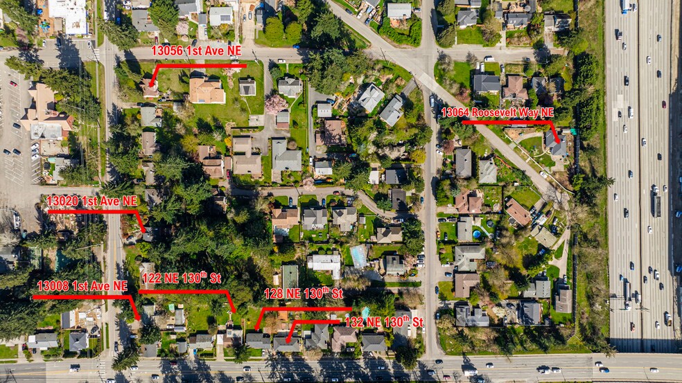 130th St Light Rail Station Land Assemblage, Seattle, WA à vendre - Photo du bâtiment - Image 3 de 8