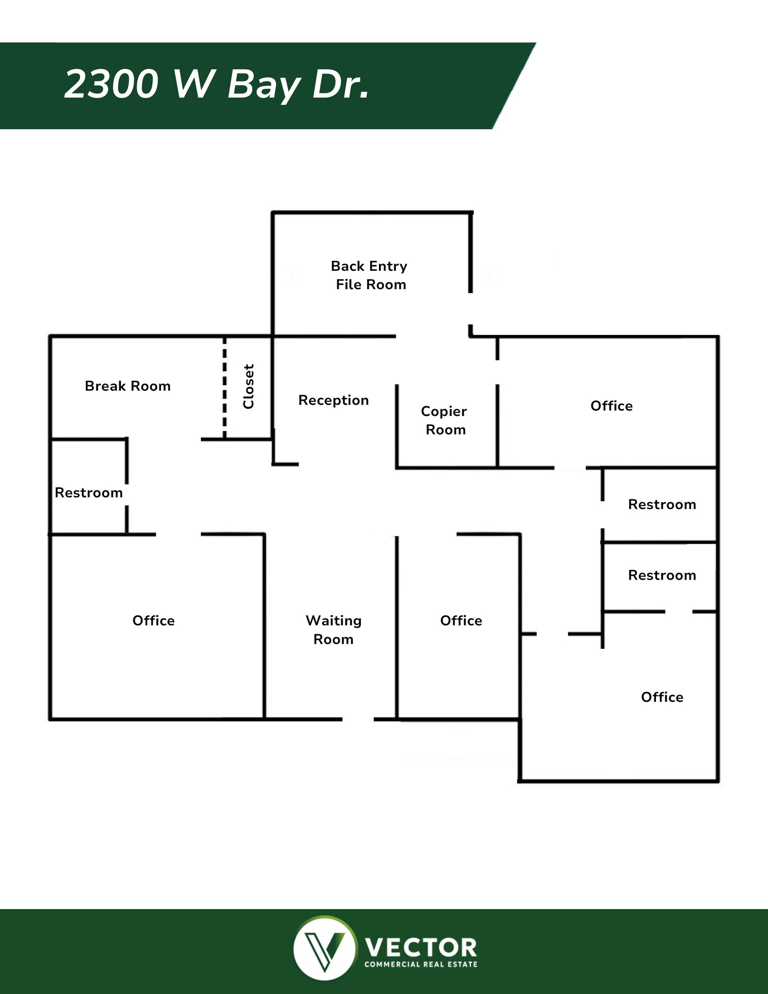 2300 W Bay Dr, Largo, FL à vendre Plan d’étage- Image 1 de 9