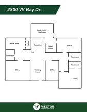 2300 W Bay Dr, Largo, FL à vendre Plan d’étage- Image 1 de 9