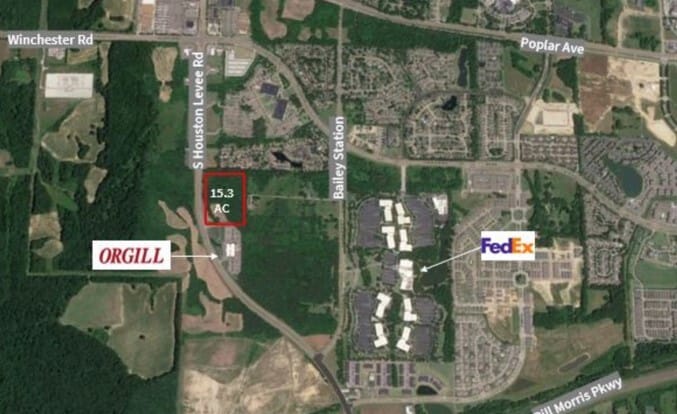 Houston Levee Rd, Collierville, TN à vendre Photo principale- Image 1 de 2