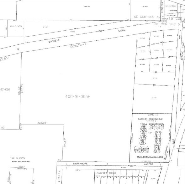 180 N Apache Rd, Buckeye, AZ à vendre - Plan cadastral - Image 2 de 5