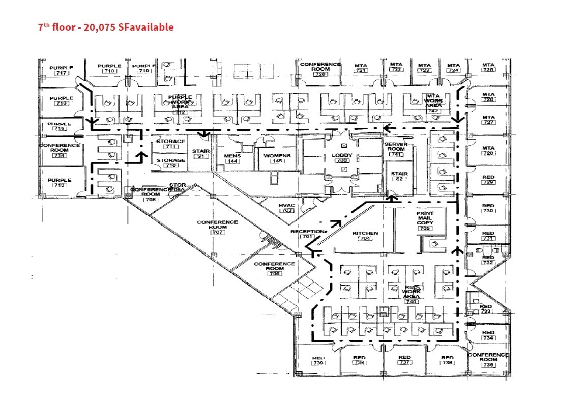 100 S Charles St, Baltimore, MD for lease Floor Plan- Image 1 of 1