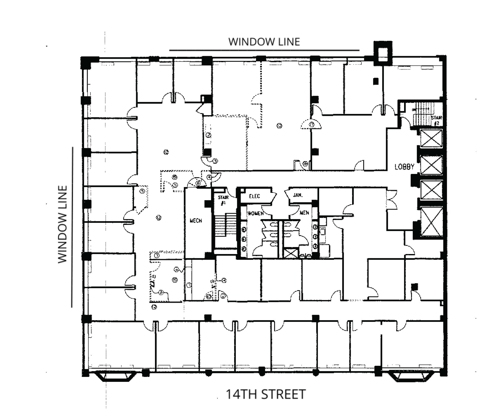 717 14th St NW, Washington, DC for lease Floor Plan- Image 1 of 1