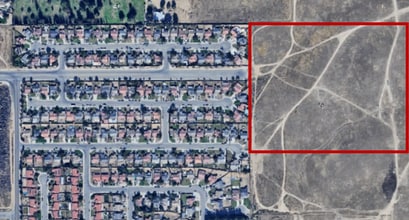 Hillcrest, Vacant Land, Bakersfield, CA - AERIAL  map view
