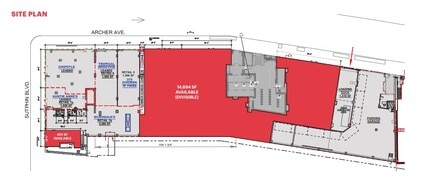 147- 40 Archer Ave, Jamaica, NY for lease Floor Plan- Image 1 of 1