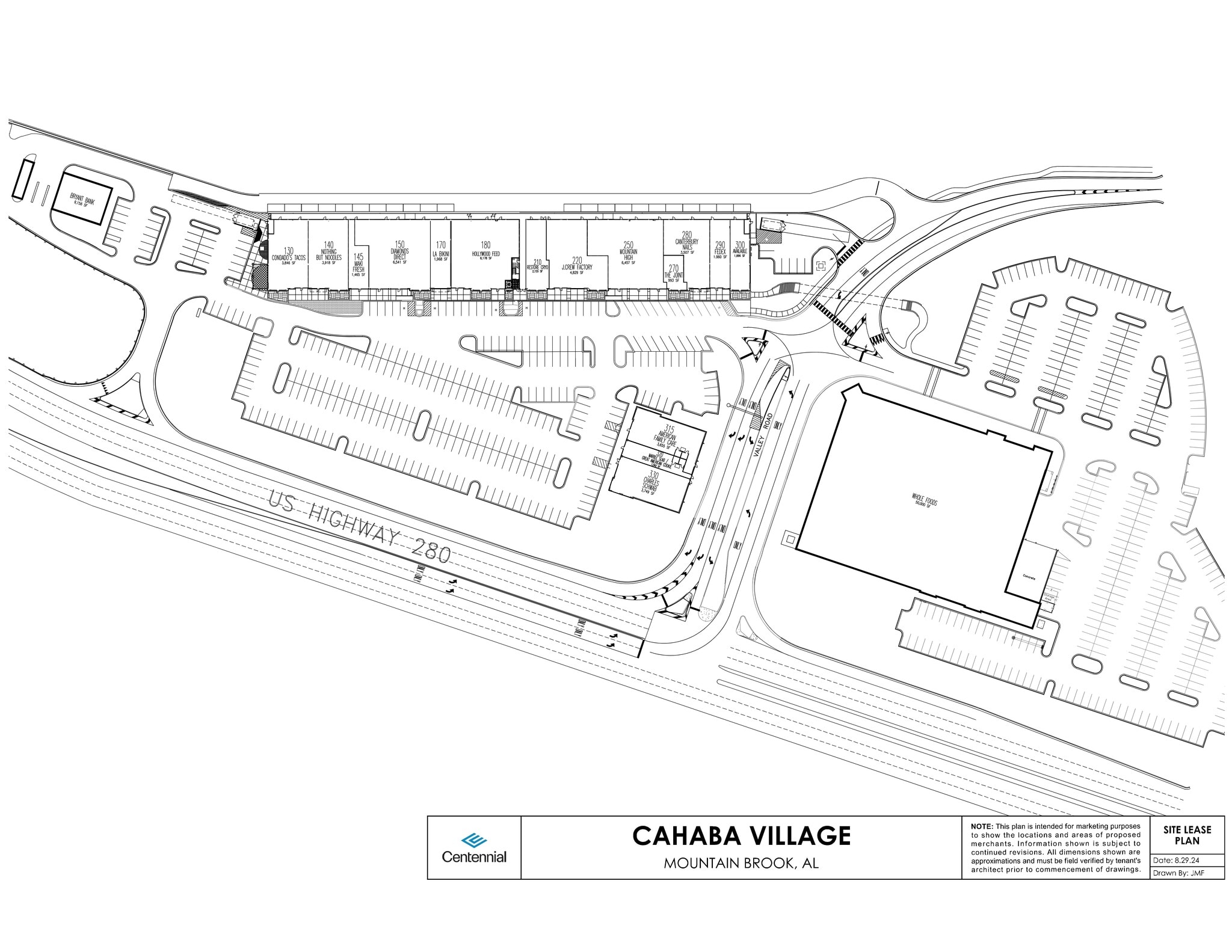 2800 Cahaba Village Plz, Mountain Brook, AL for lease Site Plan- Image 1 of 1