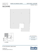 8920 Wilshire Blvd, Beverly Hills, CA à louer Plan d’étage- Image 1 de 1