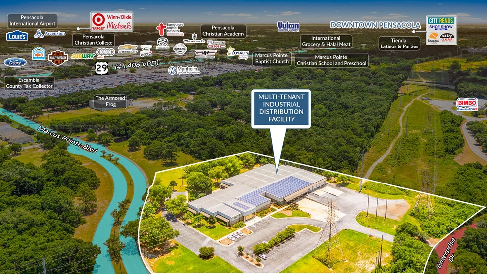 6020 Enterprise Dr, Pensacola, FL à vendre - Photo du bâtiment - Image 2 de 6