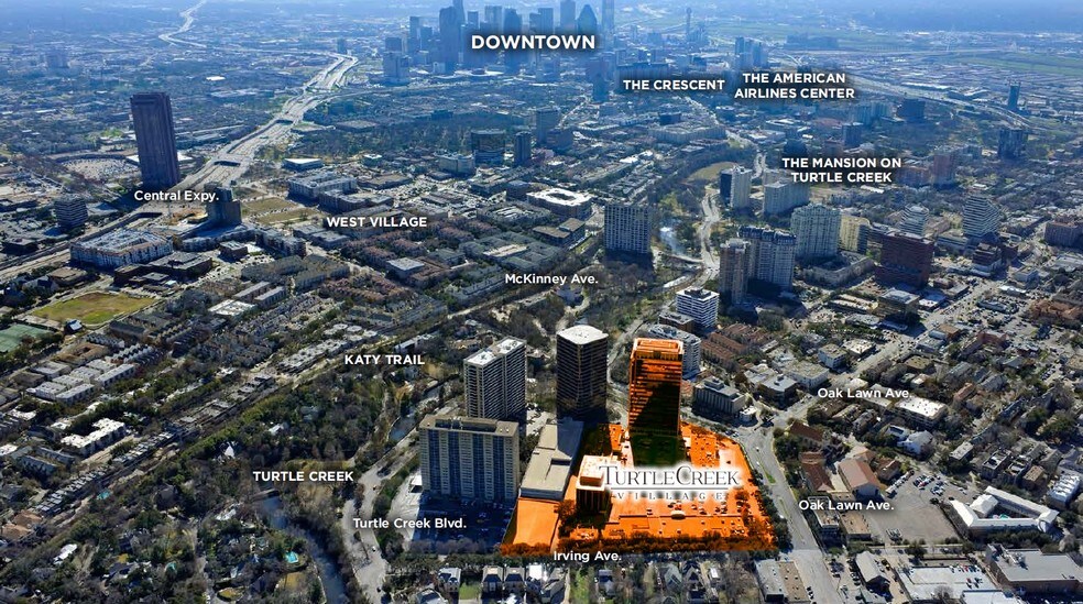 3838 Oak Lawn Ave, Dallas, TX à louer - Aérien - Image 3 de 24