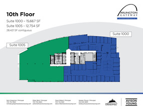 901 N Glebe Rd, Arlington, VA à louer Plan d  tage- Image 1 de 1