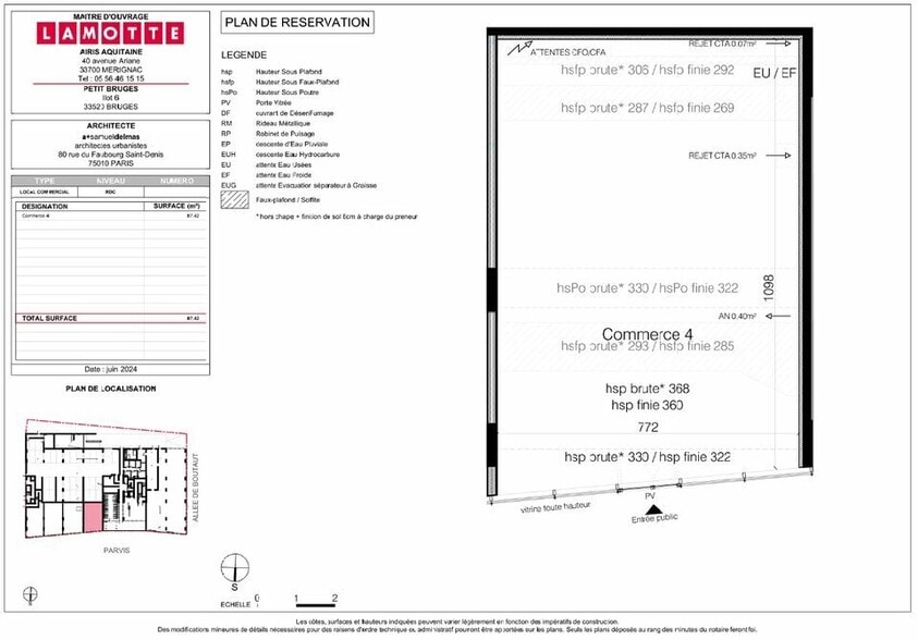 Retail in Bruges for lease - Floor Plan - Image 2 of 2