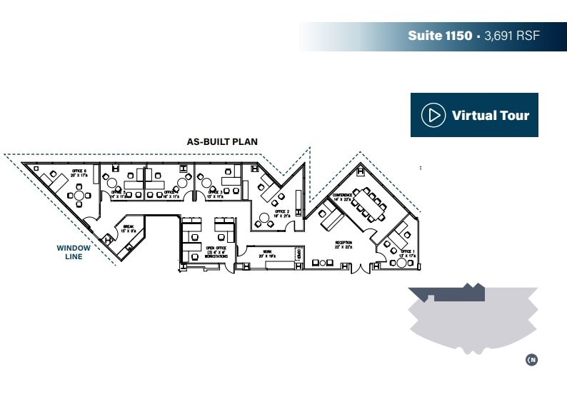 8880 Rio San Diego Dr, San Diego, CA à louer Plan d’étage- Image 1 de 5