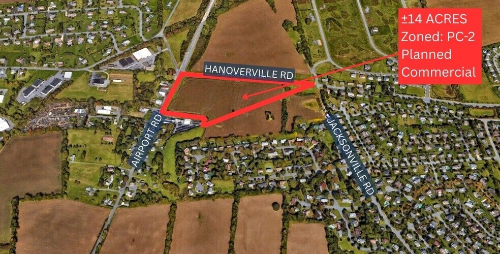 6500 Hanoverville Rd, Bethlehem, PA à vendre - Photo du bâtiment - Image 1 de 1